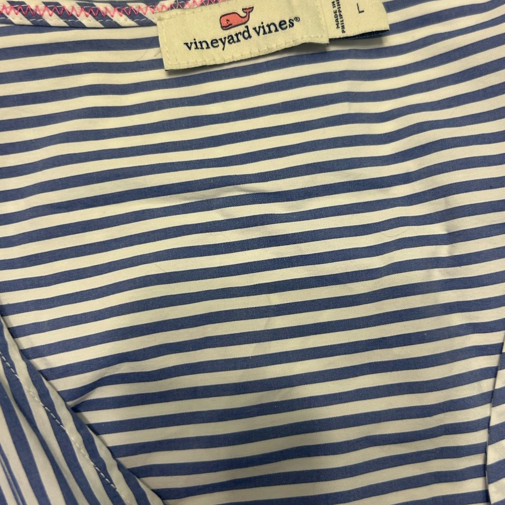 Vineyard Vines Blue and White Striped Top - Picture 2 of 2